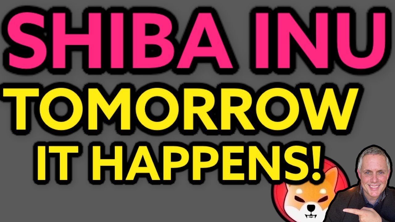 SHIBA INU – TOMORROW IS THE DAY!